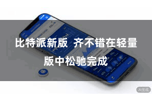 比特派新版 齐不错在轻量版中松驰完成