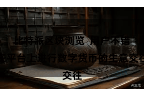 比特派区块浏览  用户不错在平台上进行数字货币的生意交往